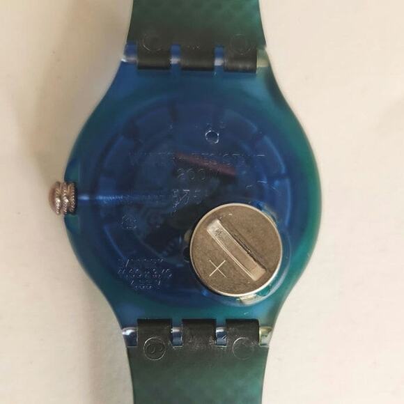 Swatch BLUE MOON SDN100 1991 Scuba Watch New old stock - Picture 8 of 9